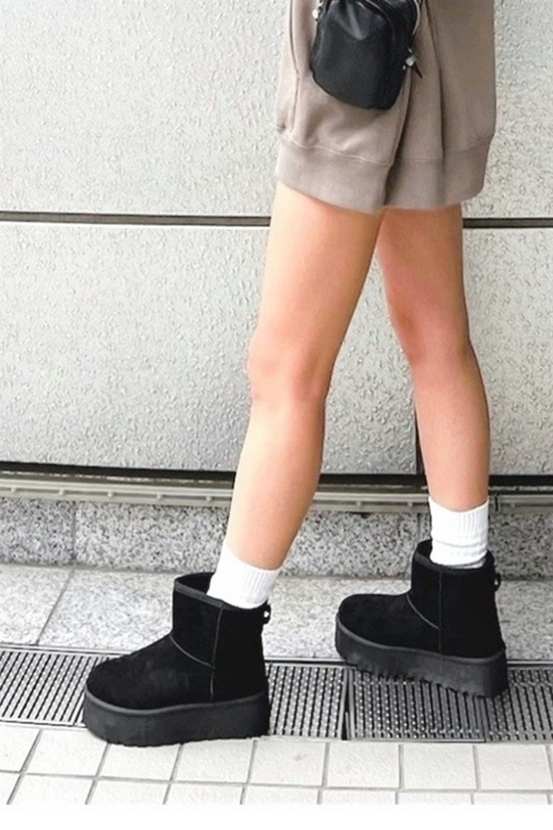 wee willie 厚底ムートンブーツ